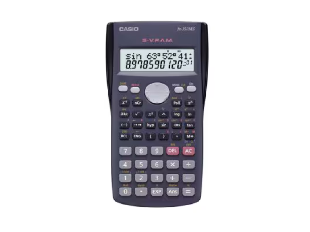 الآلة الحاسبة العلمية Casio FX-350MS الإصدار الثاني  الآلة الحاسبة العلمية Casio FX-350MS الإصدار الثاني
